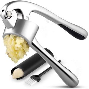 Presse-ail et hachoir en alliage de zinc écologique de qualité supérieure, facile à presser et à nettoyer, outil de cuisine - Product Image 5