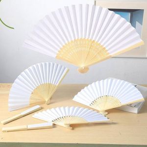 พัดไม้ไผ่ลายดอกไม้เขตร้อนแบบกำหนดเอง สำหรับงานแต่งงานริมชายหาด โปรโมชั่นธุรกิจปีใหม่ วาดลายด้วยมือ สไตล์ดนตรี - Product Image 3