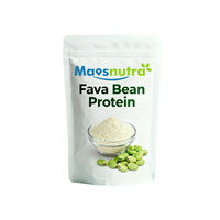 Poudre de protéines de fèves naturelles, protéines végétales, protéines végétaliennes, sans OGM, sans gluten, ingrédient pour la pâtisserie riche en protéines
