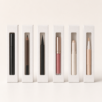FUSSEN - Caja de Cartón Plegable de Lujo con Logotipo Personalizado al por Mayor, Diseño de Impresión Mate Rosa para Embalaje de Joyería y Cosméticos