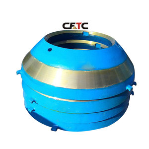 Revêtements en acier haute résistance pour concasseur à cône Symons, manteau et concave résistants à l'usure - Product Image 5