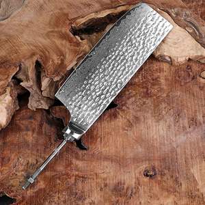 Couteau de chef en acier Damas VG10 à 67 couches pour dropshipping Shopify, lame à fruits semi-finie pour projet de forgeage DIY, tranchante - Product Image 2