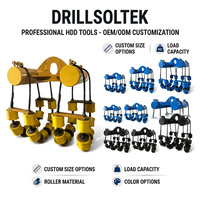 Износостойкие опорные ролики Drillsoltek HDD для трубопроводов, 2026 год, для безтраншейного оборудования