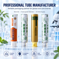 Emballage de tube de dentifrice en aluminium-plastique renforcé et épaissi, bouchon à vis, résistant à la pression, utilisation longue durée, 60 ml, emballage cosmétique