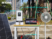 Contrôleur de charge solaire MPPT MYAMi Max 450v Entrée PV 200A Courant de charge 24V 48V 60V 72V 96V 192V Batterie au plomb-acide et au lithium