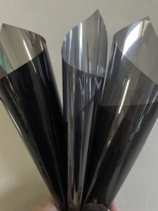 صبغ نافذة كروم أسود * 30 م زجاج تيتانيوم تحكم بالطاقة الشمسية عاكس معدني تأثير مرآة ديكور تظليل النافذة - Product Image 5