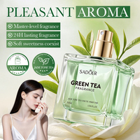 Parfum neutre de haute qualité 50ml, parfum de thé de jade, spray rafraîchissant pour l'air, fabricant, vente en gros, personnalisation OEM