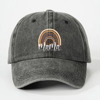 Casquette de baseball personnalisée brodée pour homme en coton délavé – Casquette classique de sport pour l'extérieur