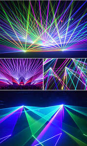 Laser 10 w Usine Ilda 10 Watt RVB Vert Spectacle Projecteur Événements Fête Club Disco Dj Club Lazer Lumière Animation Lumière Laser - Product Image 3