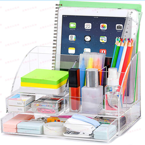 9 scomparto in acrilico da scrivania Organizer forniture e strumenti per la casa accessori per la scrivania - Product Image 2