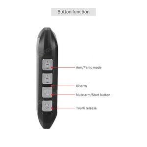 Système d'alarme de voiture avec affichage LCD bidirectionnel de 1,73 pouce, minuterie de démarrage automatique, démarrage/arrêt et avertissement de choc - Product Image 2