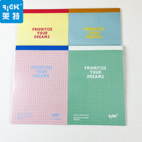 Rechtseitiges B5 Notizbuch mit Bedruckung, Laminierung, Thermobindung und Papierumschlag, 30 Blatt, für Werbezwecke
