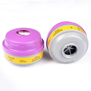 Masker debu kartrid Respirator penyaring udara, masker setengah polusi sedang masker <span class=keywords><strong>Gas</strong></span> <span class=keywords><strong>Filter</strong></span> ganda - Product Image 1