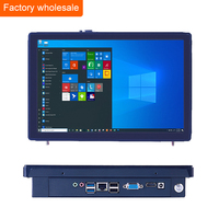 PC industriel embarqué étanche personnalisé, écran tactile capacitif 19 pouces, résolution 1920x1080, ordinateur industriel