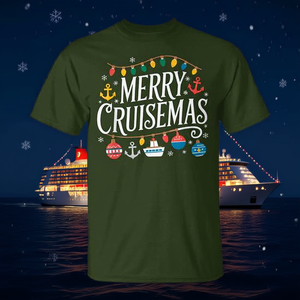 Camiseta Merry Cruisemas Christmas Cruise para la familia y los amantes de los cruceros - Product Image 3