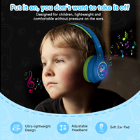 Casque audio à réduction de bruit active LOBKIN pour enfants, casque sans fil ANC 5.4 avec micro, volume limité pour la sécurité des enfants