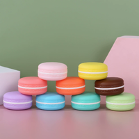 Boîte à macarons de 10g avec couvercle intérieur, pots cosmétiques pour crème, boîte pour crème visage, flacon échantillon de rouge à lèvres, flacon d'essai, emballage individuel