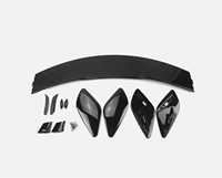 Aileron de coffre arrière double couche en ABS pour Mercedes-Benz Classe A W176 AMG A250 A45 2013-2019