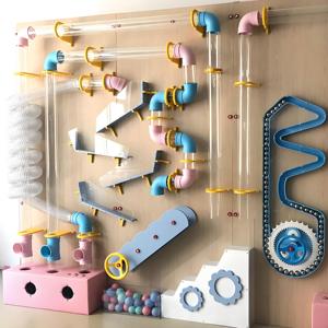 Attrezzatura per Parco Giochi al Coperto per Bambini, Pannello Interattivo con Palline per Sala Sensoriale e Parco Divertimenti - Product Image 1