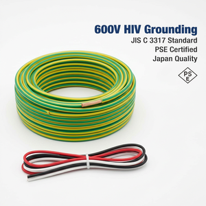 Cable Eléctrico <span class=keywords><strong>HIV</strong></span> de 600V, Estándar Japonés PSE, Cable de Cobre Aislado con PVC Resistente al Calor, <span class=keywords><strong>0</strong></span>.9-400mm2, para Cableado de Edificios y Viviendas - Product Image 4