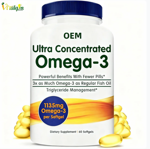 Oem/Odm Ultra Geconcentreerde <span class=keywords><strong>Omega</strong></span> <span class=keywords><strong>3</strong></span> Visolie Drievoudige Sterkte <span class=keywords><strong>Omega</strong></span> <span class=keywords><strong>3</strong></span> Visoliesupplementen Geen Visboeren Hoge Epa Dha Dpa - Product Image 1