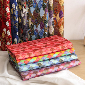 Vải cotton in họa tiết Giáng sinh phong cách kimono Nhật Bản, chất lượng tuyệt hảo, đang được bán - Product Image 4