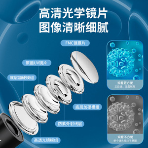 High Definition Optical <b>Microscope</b> 10X 40X LED Light For Kids Science Education Teaching Lab Use - Product Image 4