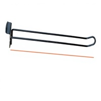 Crochets en U galvanisés robustes de 4 mm, supports de panneaux à fentes personnalisables, fixation murale multifonctionnelle, rangement non pliable