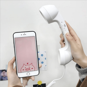 Cổ Điển Retro 3.5 Mm Thoải Mái Điện Thoại Thiết Bị Cầm Tay Tai Nghe Xách Tay Mini Mic Loa Điện Thoại Cuộc Gọi Receiver Cho Iphone Điện Thoại Di Động - Product Image 1