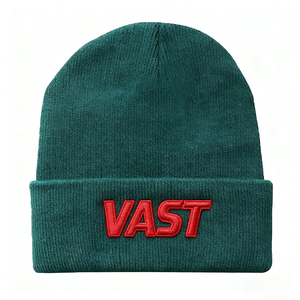 Bán Buôn Thời Trang Đan Thư Tùy Chỉnh Thêu Cap Cho Phụ Nữ Người Đàn Ông Ấm Hip Hop Dệt Kim Beanie <span class=keywords><strong>Hat</strong></span> Mùa Đông Mềm Mũ Ấm - Product Image 1