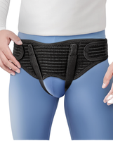 Ceinture de soutien pour hernie inguinale ZEAZEN pour hommes, ajustable, respirante, pour le soulagement de la hernie, compression post-cyclisme