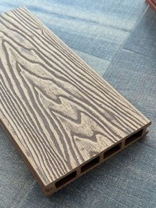 Platelage de <span class=keywords><strong>terrasse</strong></span> de jardin en WPC de haute qualité Decking composite <span class=keywords><strong>extérieur</strong></span> avec Design rustique WPC Decking Co-Extrusion Technique brossée - Product Image 5