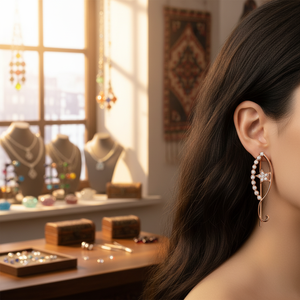 Unique Design Star CZ <b>Ear</b> <b>cuff</b> Turkish Wholesale Handcrafted 925 Sterling Silver Jewelry - Product Image 3