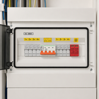 Boîte de distribution solaire photovoltaïque Cncsgk pour usage extérieur, 20A, 2 entrées, 18 voies, fusible MCB SPD, étanche IP66