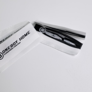 Etiquetas de cuello de ropa tejidas con etiquetas de identidad de marca para camisas y pantalones - Product Image 4