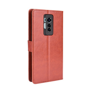 Étui Magnétique à Cartes pour Tecno AC8, Housse de Téléphone Antichoc en Cuir Luxe Effet Cheval Fou pour Tecno Phantom <span class=keywords><strong>X</strong></span> - Product Image 4