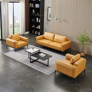 Ensemble de <span class=keywords><strong>canapé</strong></span> modulaire avec fauteuil inclinable 5 places en similicuir Confort ergonomique Meubles de salon Facile à assembler - Product Image 3