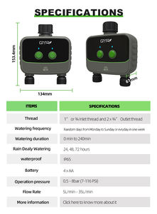 <span class=keywords><strong>Programmateur</strong></span> <span class=keywords><strong>d</strong></span>'<span class=keywords><strong>arrosage</strong></span> intelligent Wi-Fi à double sortie, contrôlé par application, écologique, automatique, pour tuyau <span class=keywords><strong>d</strong></span>'<span class=keywords><strong>arrosage</strong></span> de jardin, utilisation domestique, télécommandé, 2 piles AA - Product Image 3