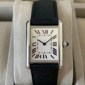 Montre pour femme, boîtier fin intemporel, cadeau de Noël, minimaliste, étanche, bracelet en cuir, montre à quartz - Product Image 1