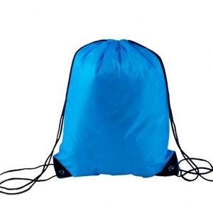 Fashionable Sports <b>Drawstring</b> <b>Backpack</b> with Polyester Lining Waterproof Cinch Sack Storage Bags for School Gym Travel - Product Image 5