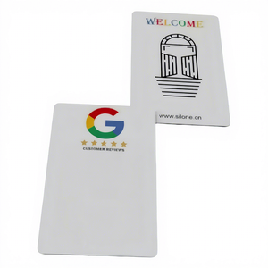 Tarjeta de PVC con Logotipo Impreso a Todo Color, Chip con Código QR, NFC, para Reseñas de Google, YouTube e Instagram, para Múltiples Redes Sociales, Venta al Por Mayor - Product Image 3
