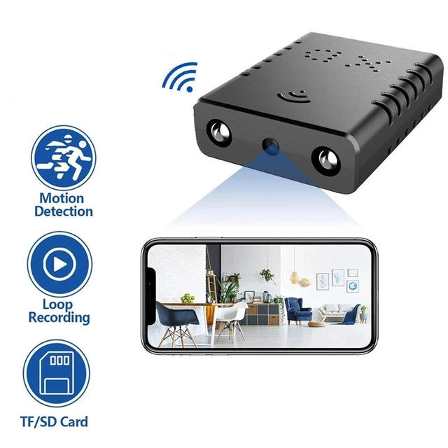 Factory Hot Sale Small 1080P Infrared Night Vision Mini Wifi Camera Wireless Mobile Phone Remote Monitoring Security Camera