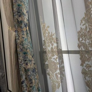 Nguồn Thiết Kế Mới 2022 Rèm Phòng Ngủ Vải Jacquard Màu Đen Phù Hợp Với Nhà Máy - Product Image 4