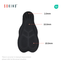 Pad Sepeda Pria Anti-benturan, Anti-keringat, Bernapas, Berlubang, Gel Pad Chamois Spandex/Nylon Ramah Lingkungan untuk Pakaian Bersepeda Jersey