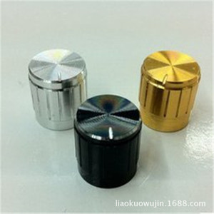 Aluminum Alloy Rotary <b>Switch</b> Knob 30x25mm CNC Machined Metal Housing For <b>Speaker</b> Control - Product Image 3