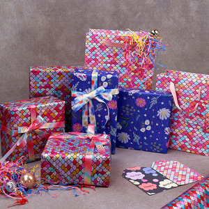 High Quality New Design Embossed <b>Birthday</b> Gift <b>Wrap</b> 43x300cm Roll High Quality Festive Texture Memorable Stylish Easy - Product Image 1