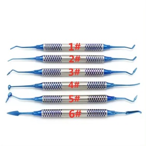 Dental Amalgam Filling Instrument Composite Shaper Carver Burnisher and Plugger Composite Filling Instruments <b>Kit</b> - Product Image 1
