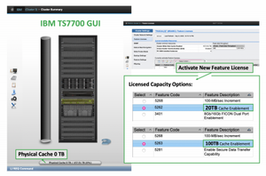 Stockage de bibliothèque de bandes virtuelles TS7700 - Product Image 5