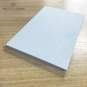 GAJ Panneaux en fibre de ciment préfinis texturés en tissu pour mur extérieur <span class=keywords><strong>Fixation</strong></span> <span class=keywords><strong>invisible</strong></span> Panneaux de revêtement de façade - Product Image 2