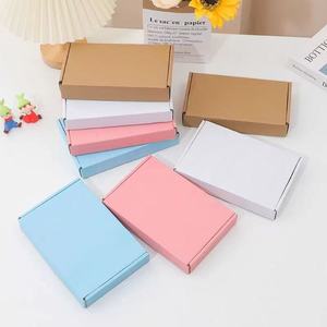 Recyclable Folding UV Printing Kraft Paper Corrugated Cardboard Boxes Clothing Gifts Cosmetics Wig <b>Packing</b> Shipping Mailing <b>Box</b> - Product Image 1